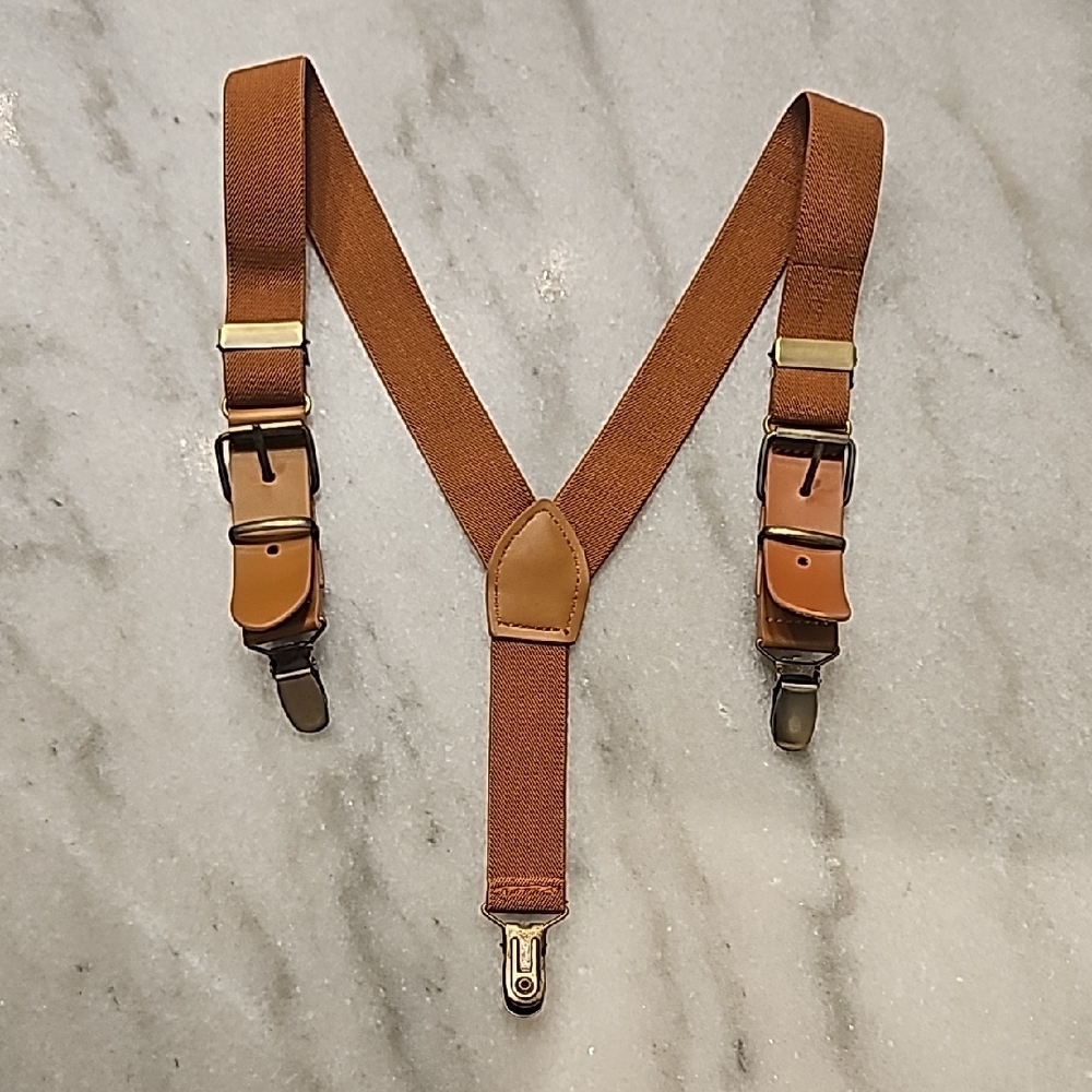 Brown Leather Men's Bag Strap